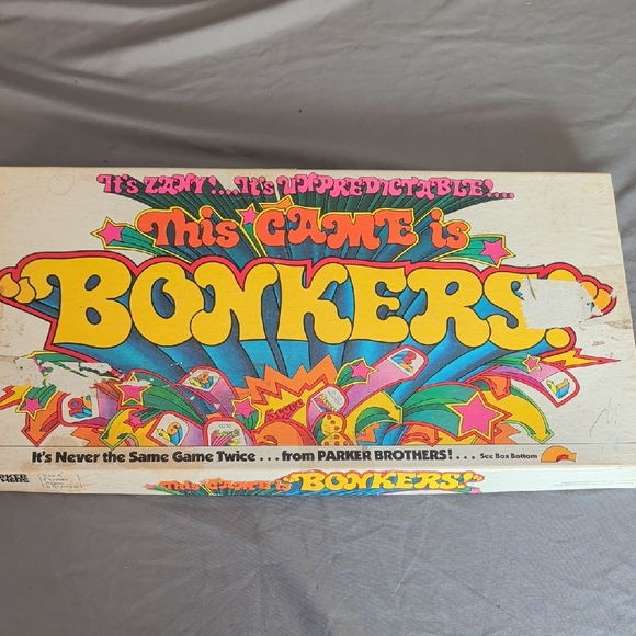Parker Other - Parker Brothers Retro Game Box with Multicolor Pop Graphics